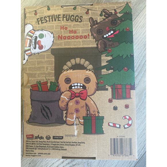 ZURU Fuggler Funny Ugly Monster Festive Fugs Brown Reindeer - Picture 5 of 5